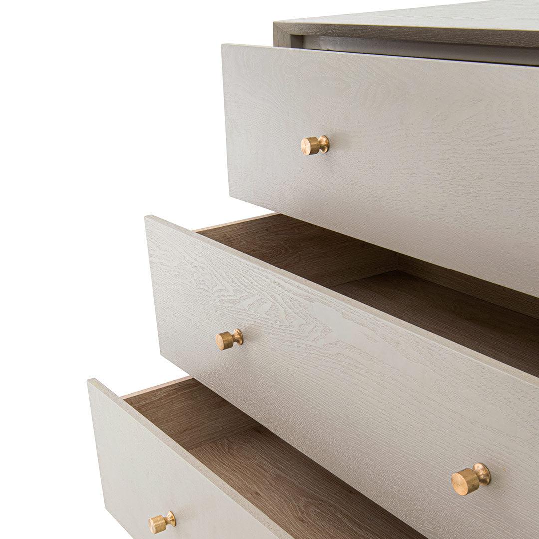 Barton 3 Drawer Chest (Grey)
