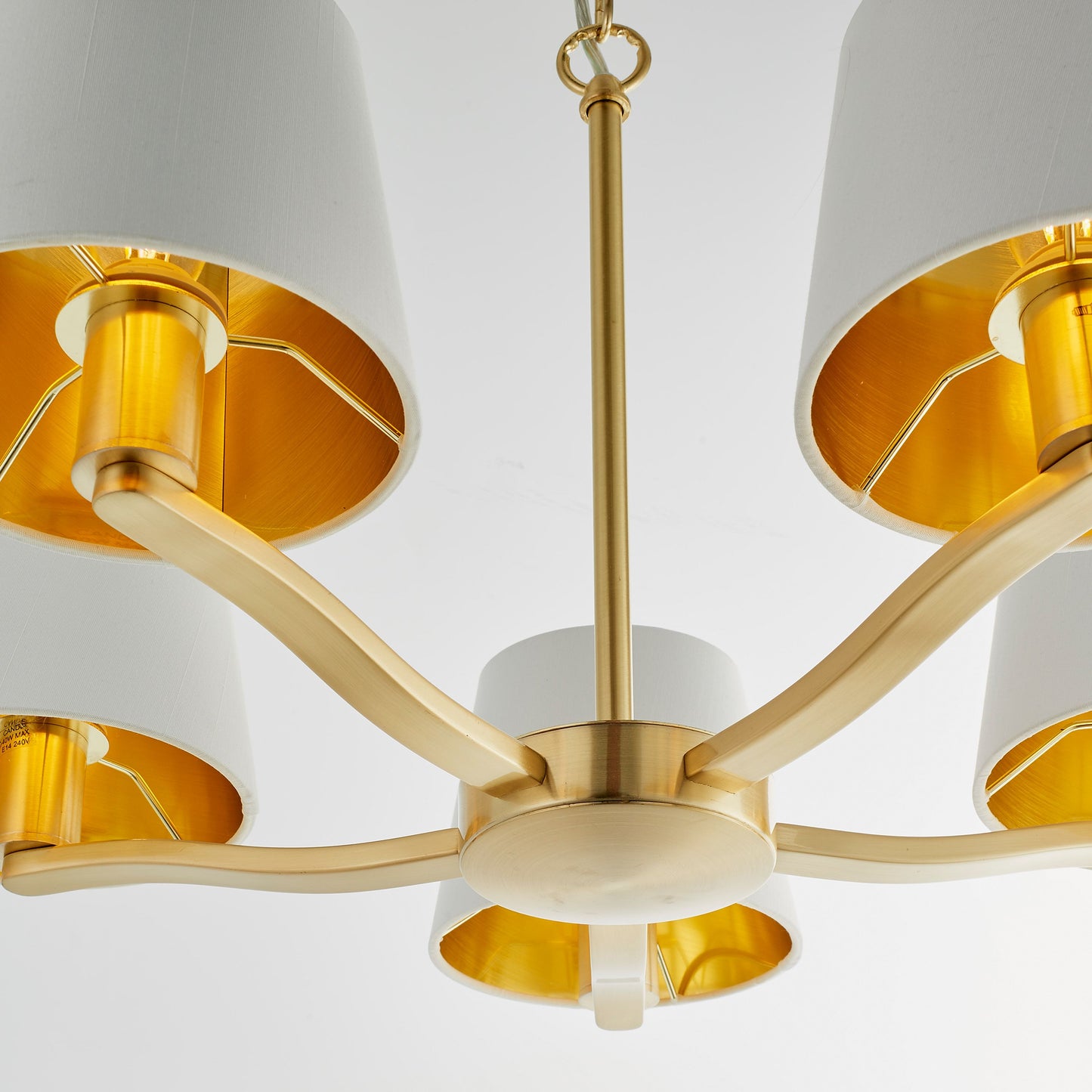 Madison 5 Pendant Light (Brushed Gold)