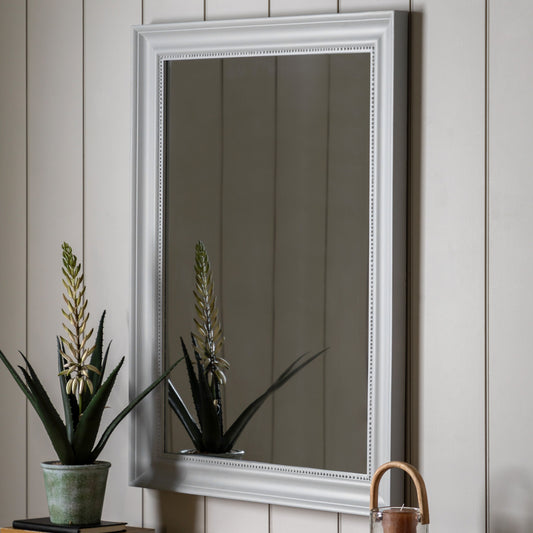 Brighton Large Rectangle Mirror (Stone)