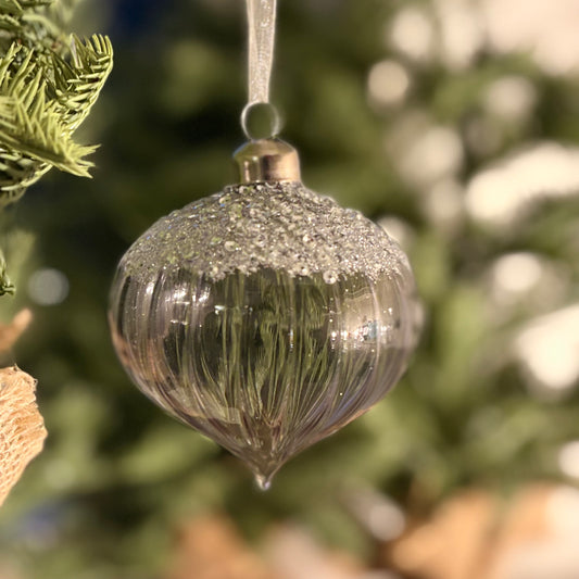 Glass Christmas Tree Decoration