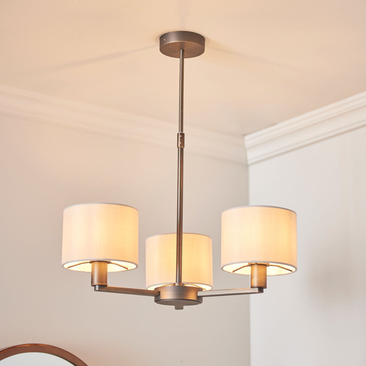 Dalton 3 Pendant Light (Antique Bronze)