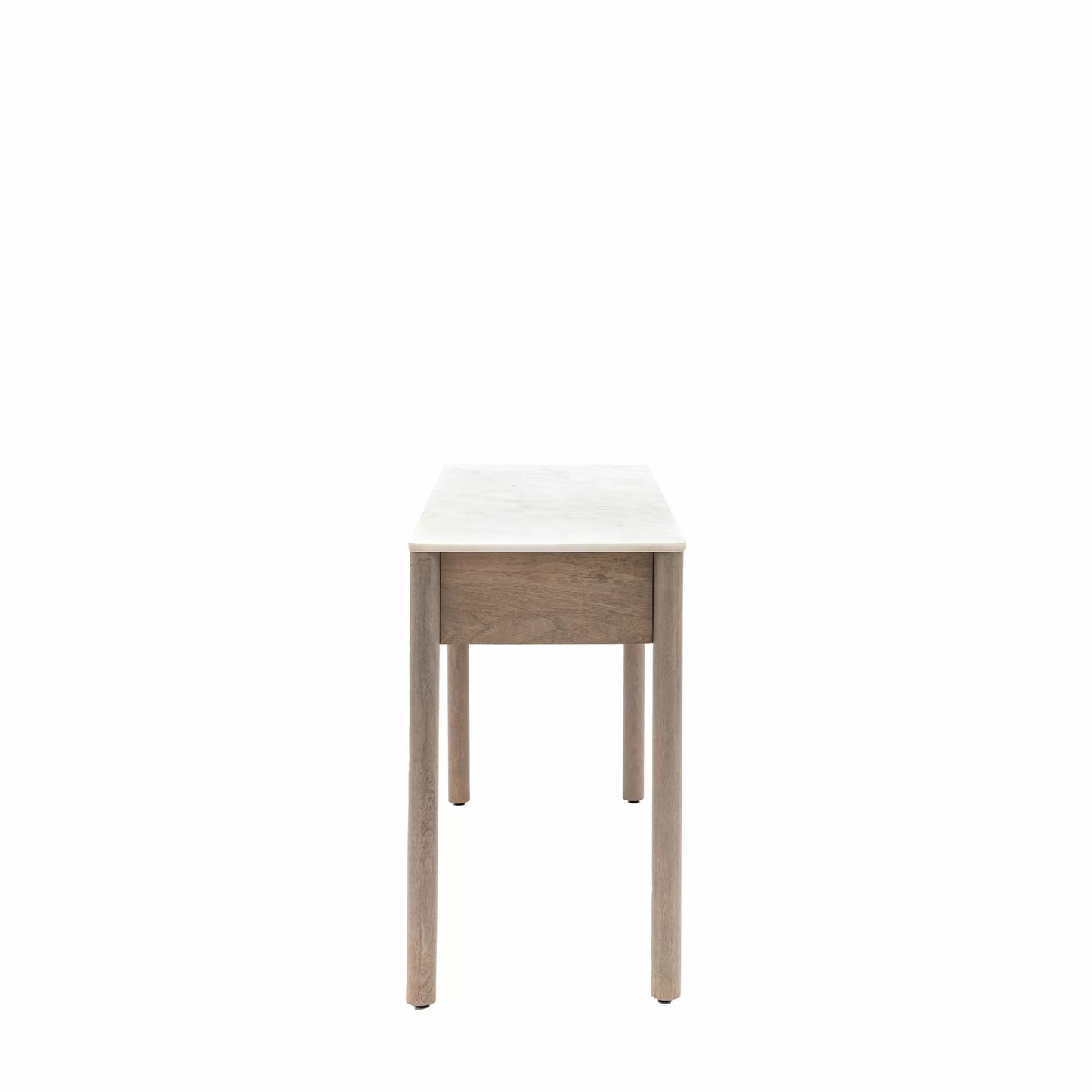 Mango Wood and Marble Console Table