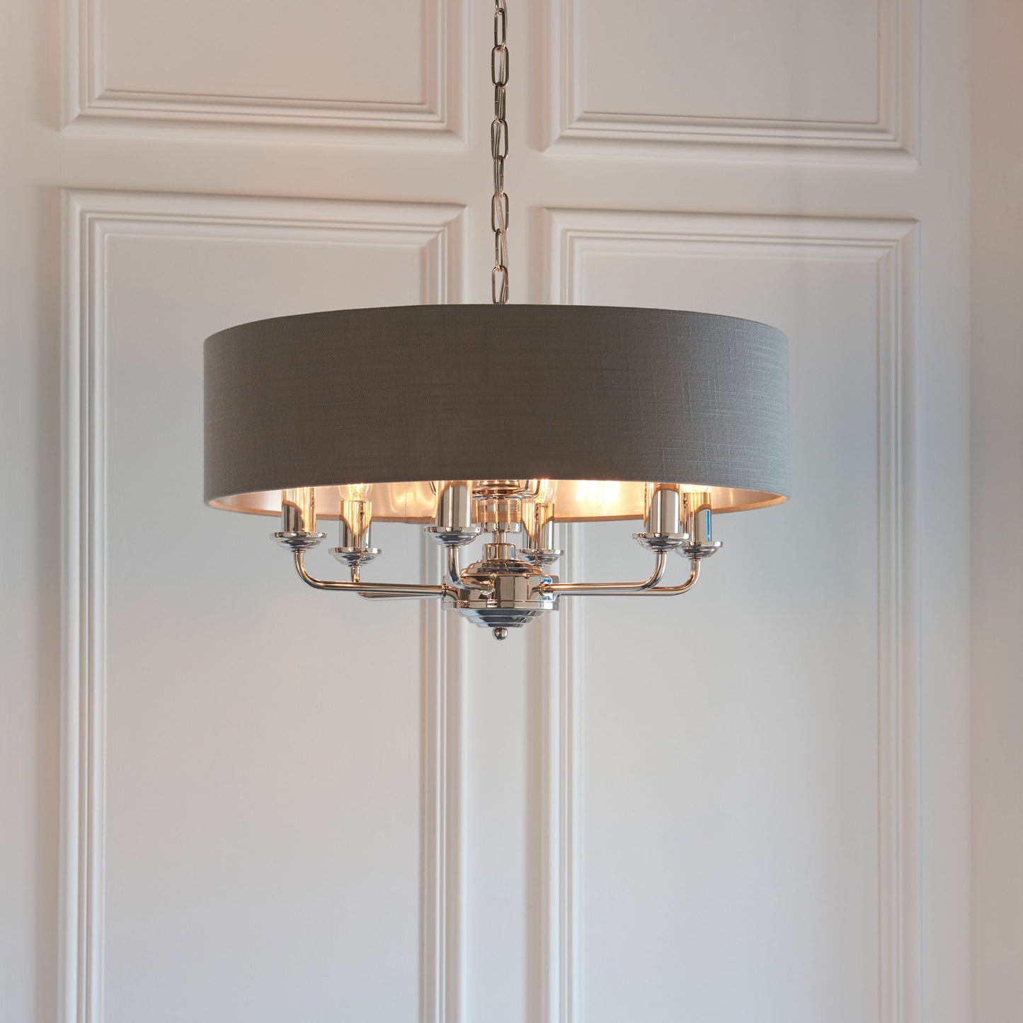 Galway 8 Pendant Light (Nickel)