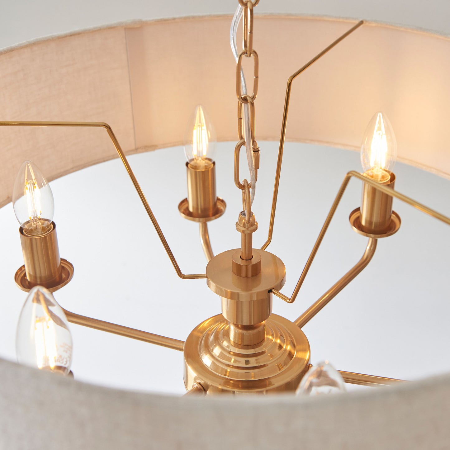 Galway 6 Pendant Light (Vintage Brass)