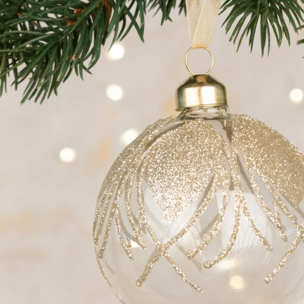 Glass Bauble 8cm