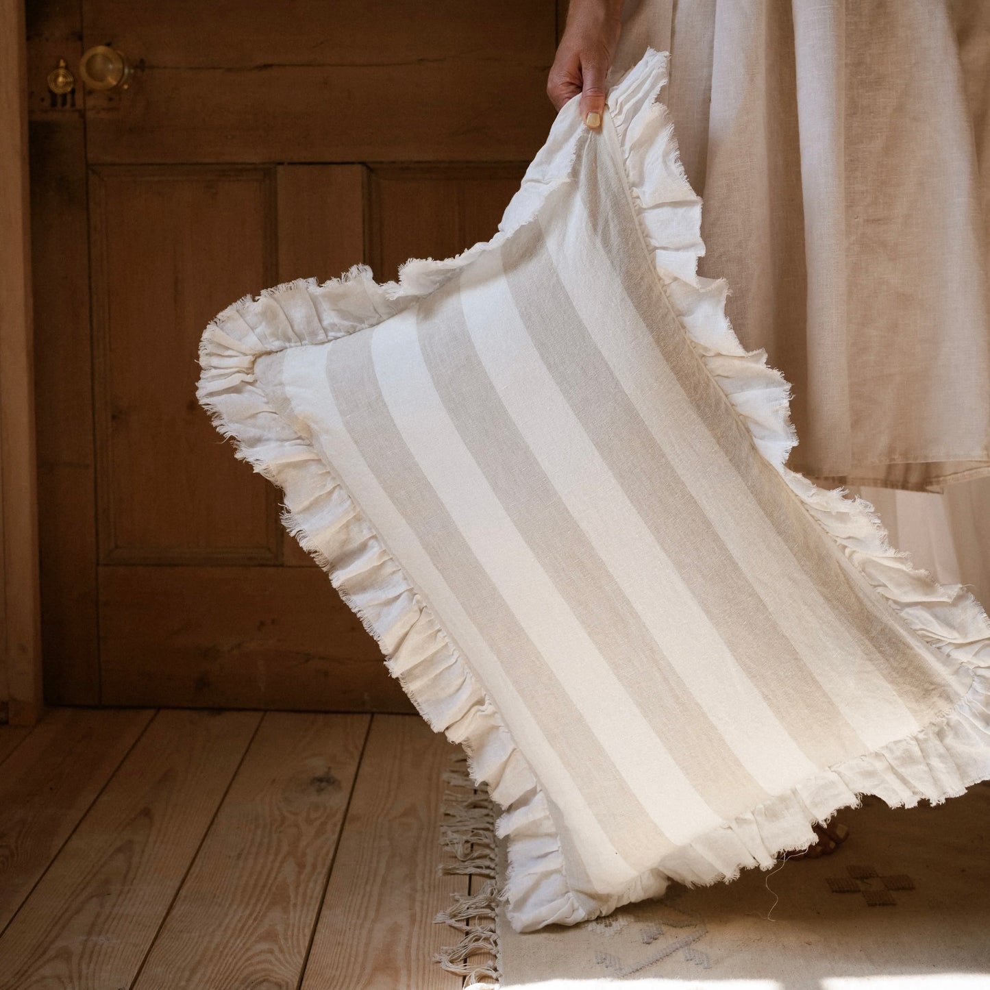 Capri Taupe Cushion (40x60cm)