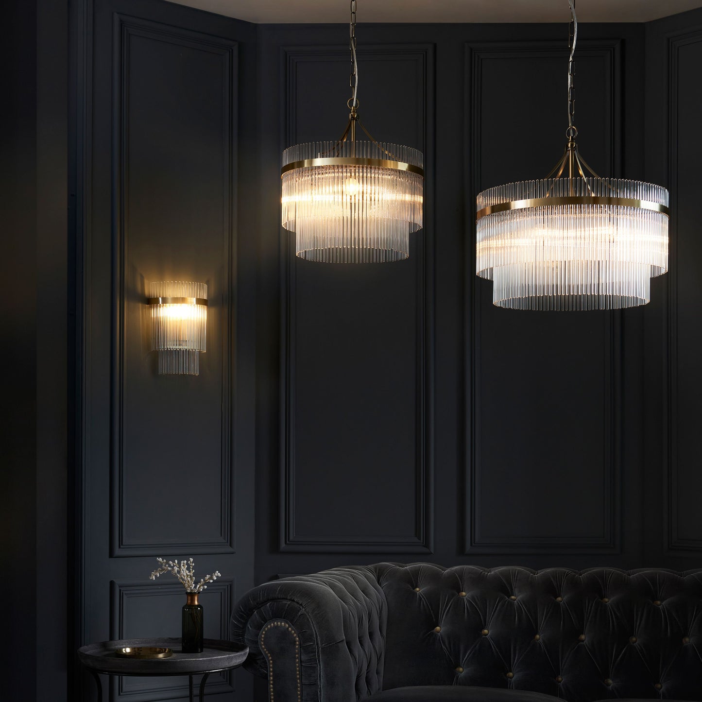 Menton Wall Light (Antique Brass)