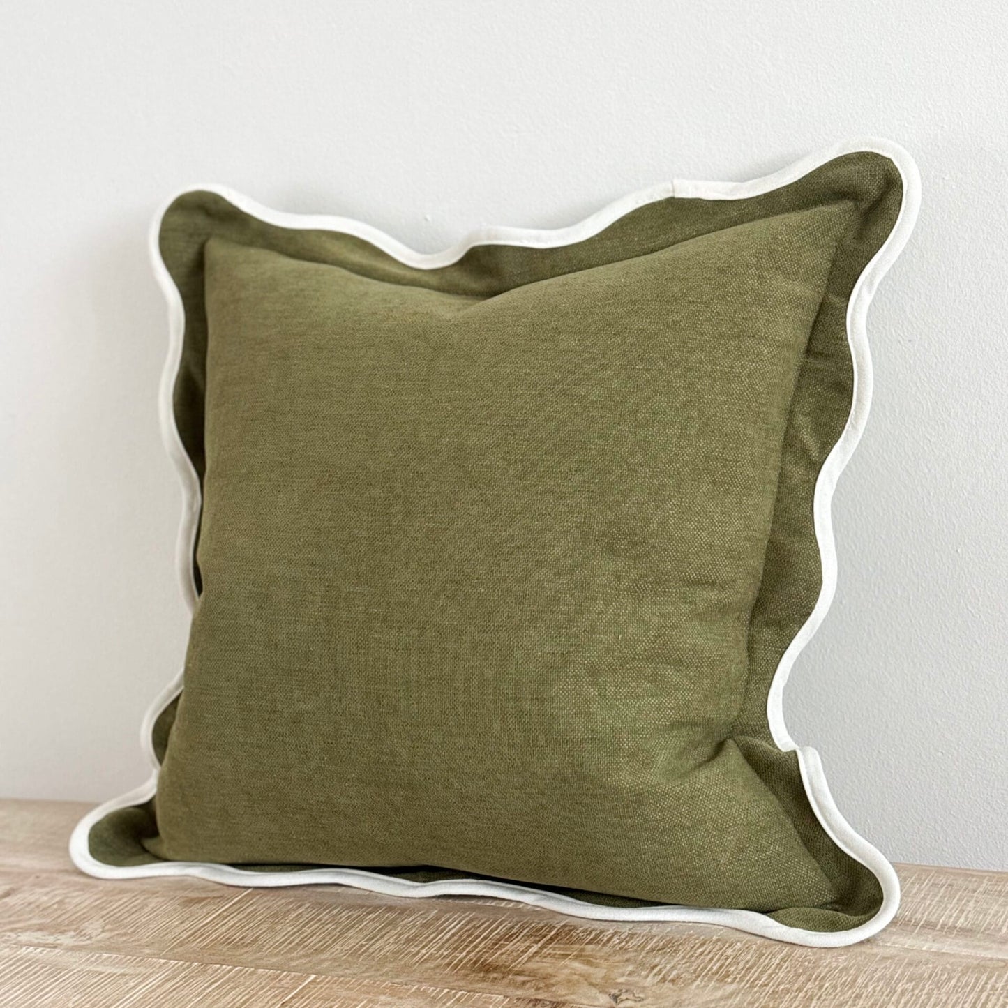 Georgia Olive Cushion Cover (45x45cm)