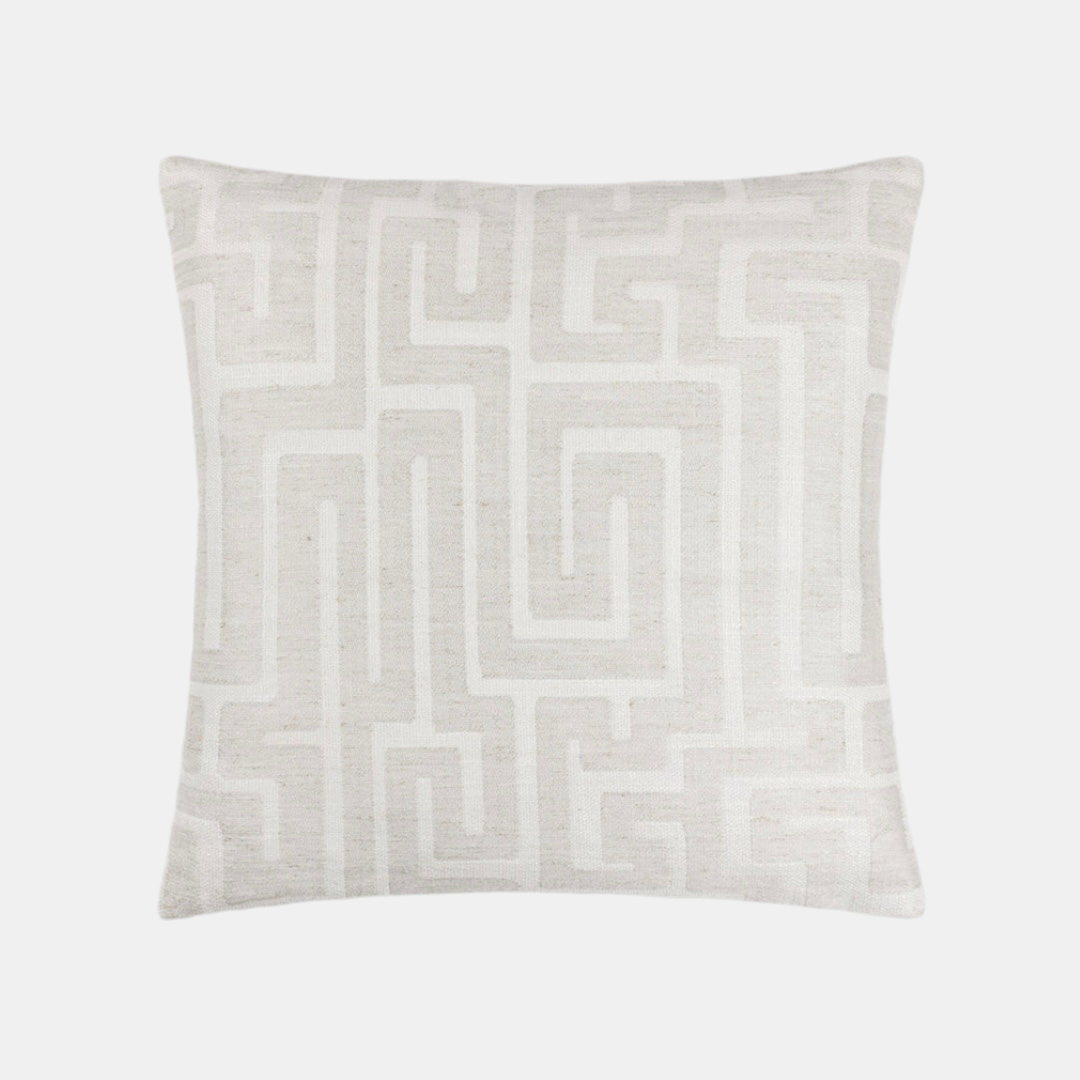 Landon Feather Cushion (White)