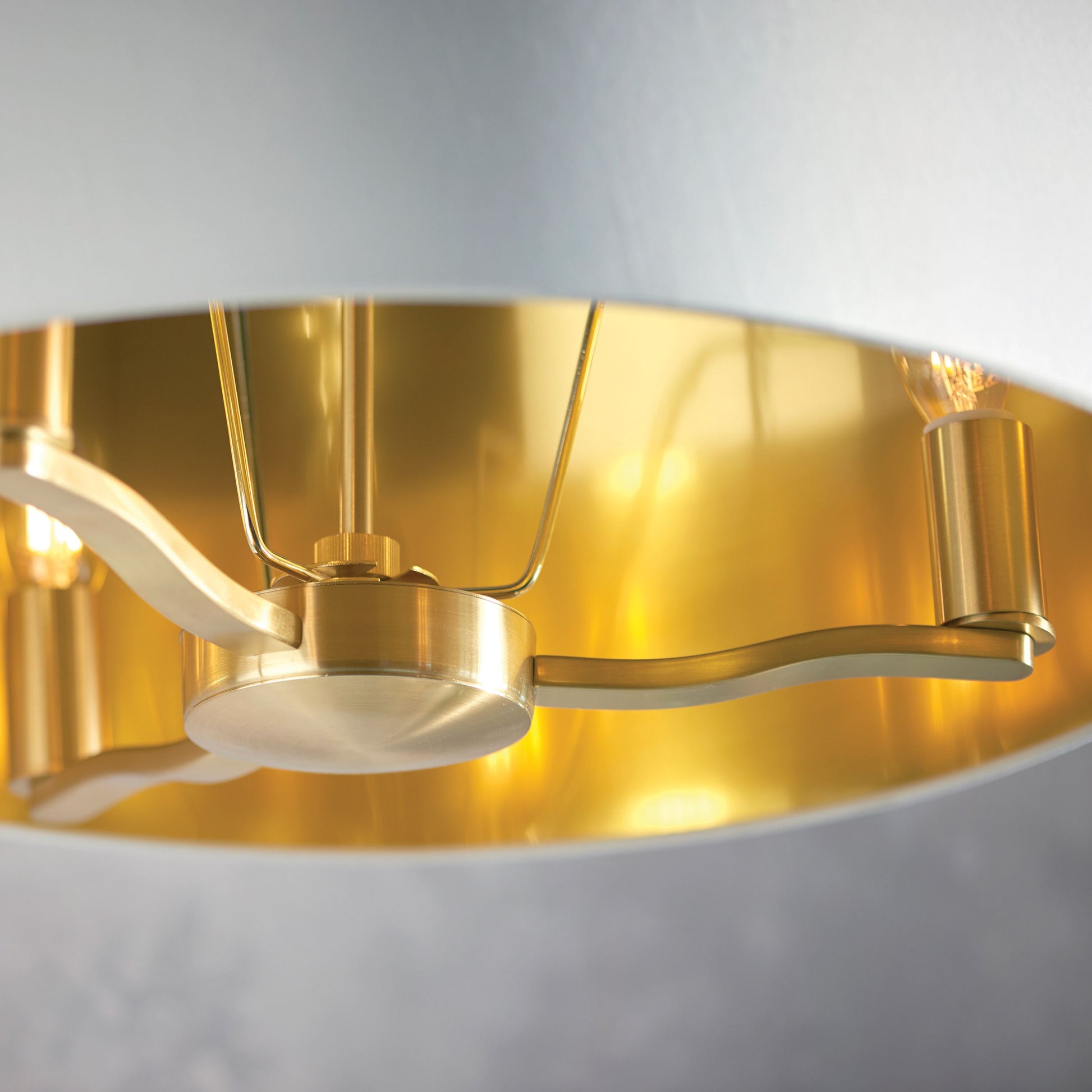 Brushed Gold Pendant Light
