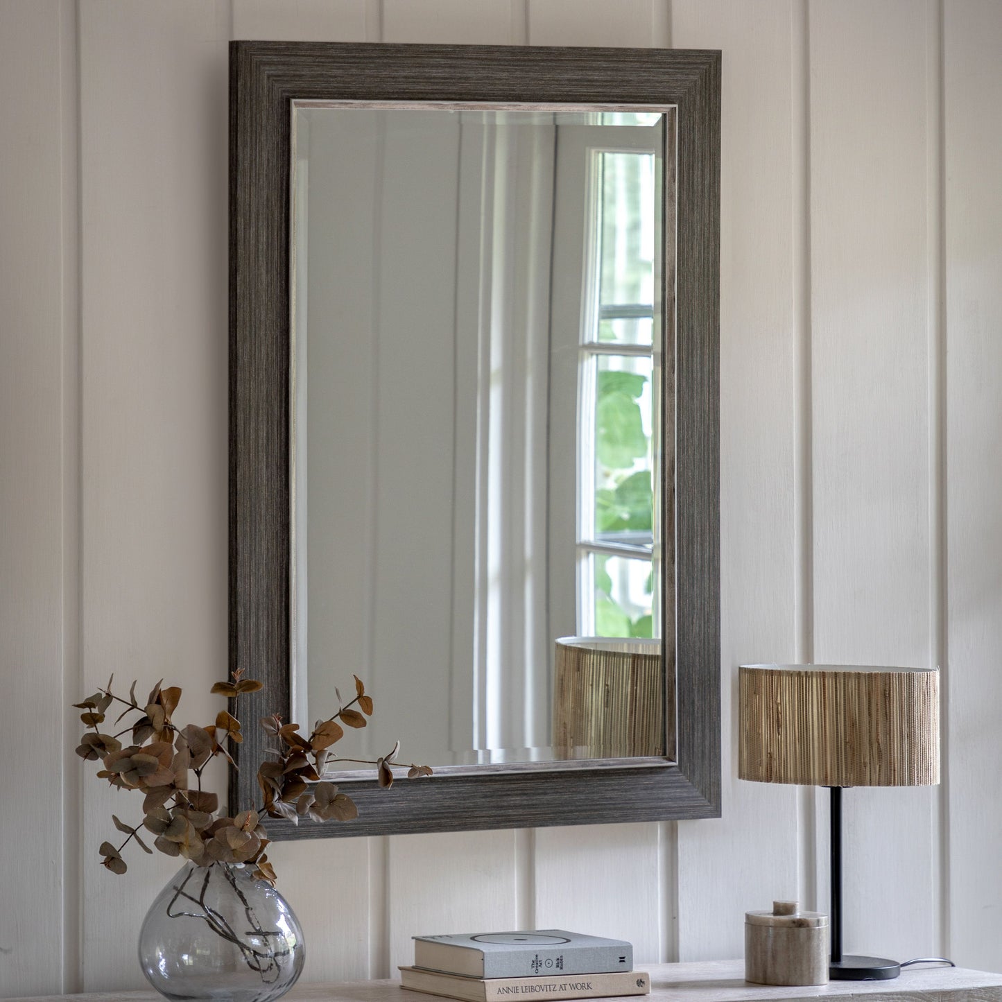 Shoreditch Medium Mirror (Pewter)