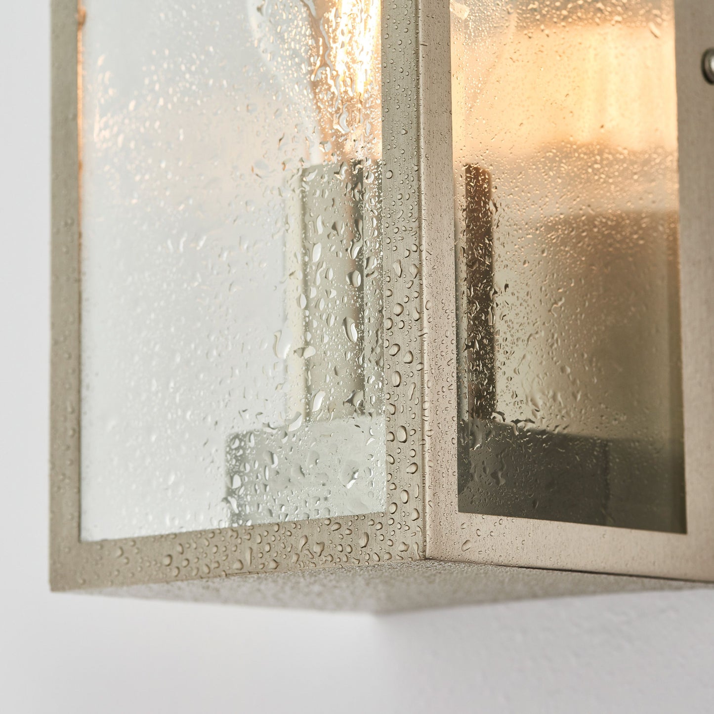 Wolford Outdoor Wall Light (Brushed Steel)