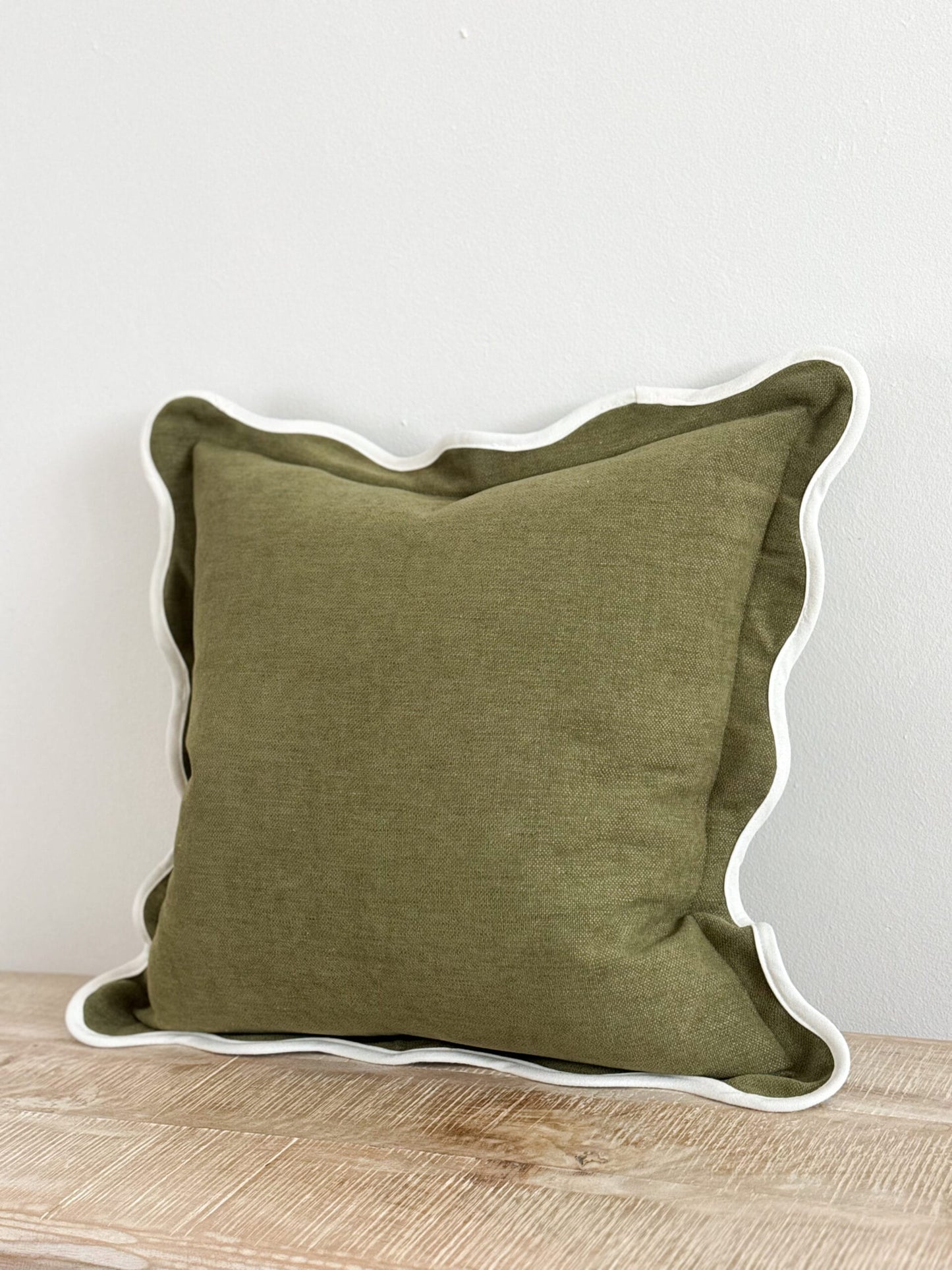 Georgia Olive Cushion Cover (45x45cm)