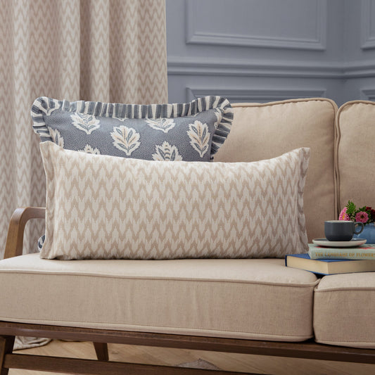 Sanderson Beige Woven Jacquard Cushion