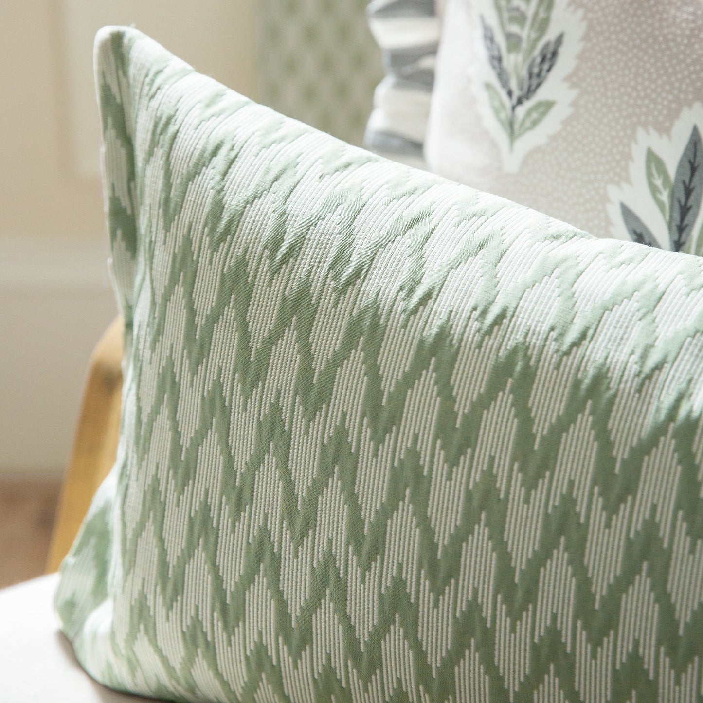 Sanderson Sage Woven Jacquard Cushion