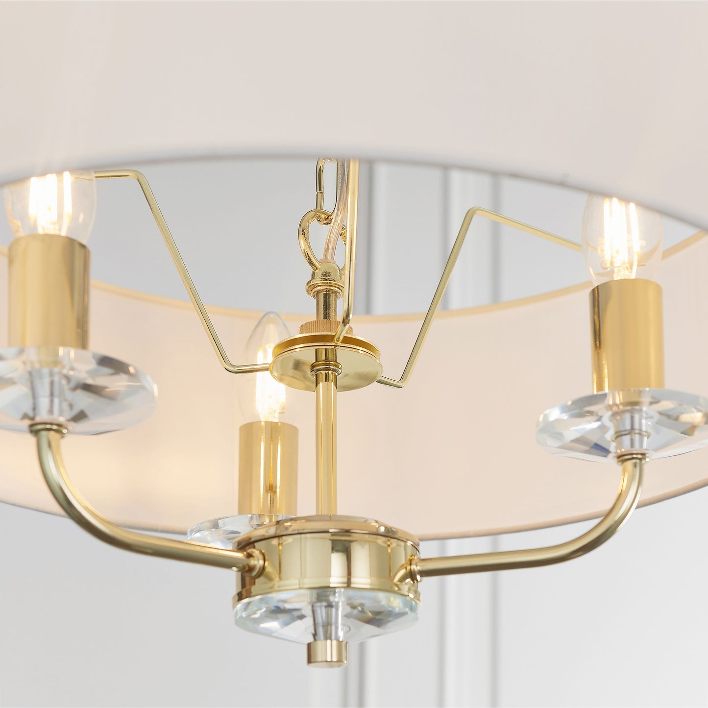 Griffin 3 Pendant Light (Brass)
