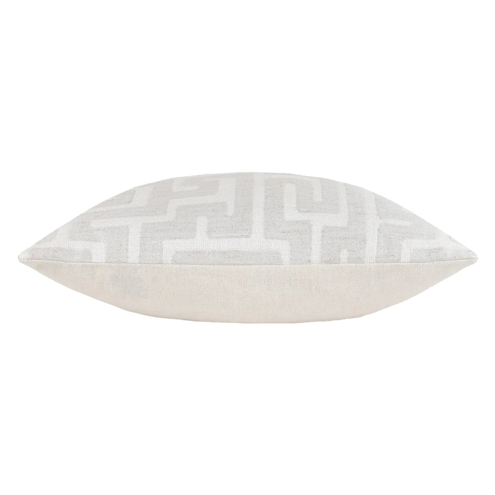 Landon Feather Cushion (White)