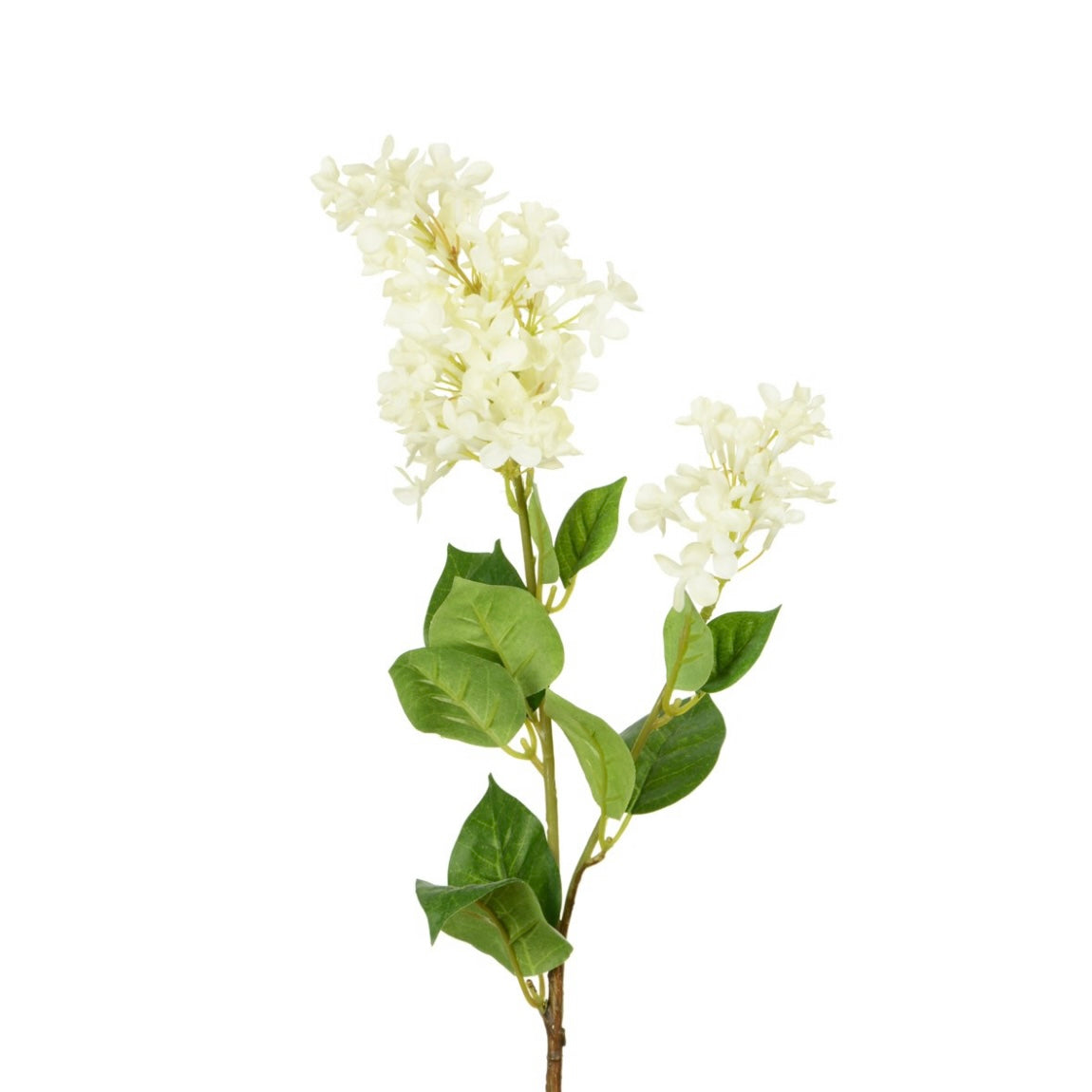 Artificial / Faux White Lilac Stem
