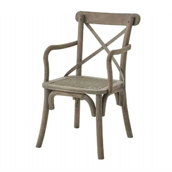 Grey cross clearance back dining chairs