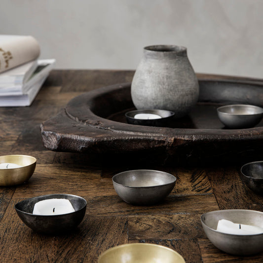Gunmetal Tealight Holders