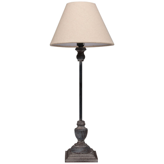 Wooden Stem Table Lamp