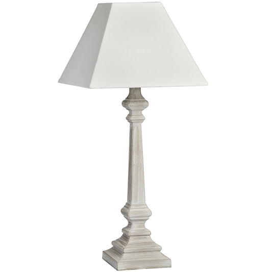 Table Lamp with Whitewash Effect