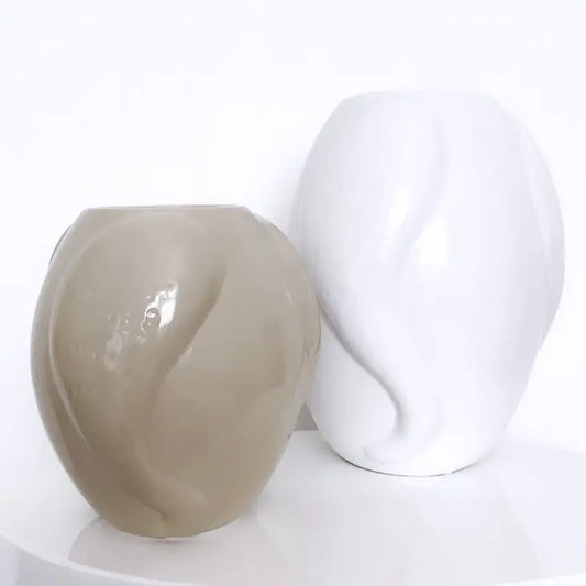 Penny Beige Vase (Small)