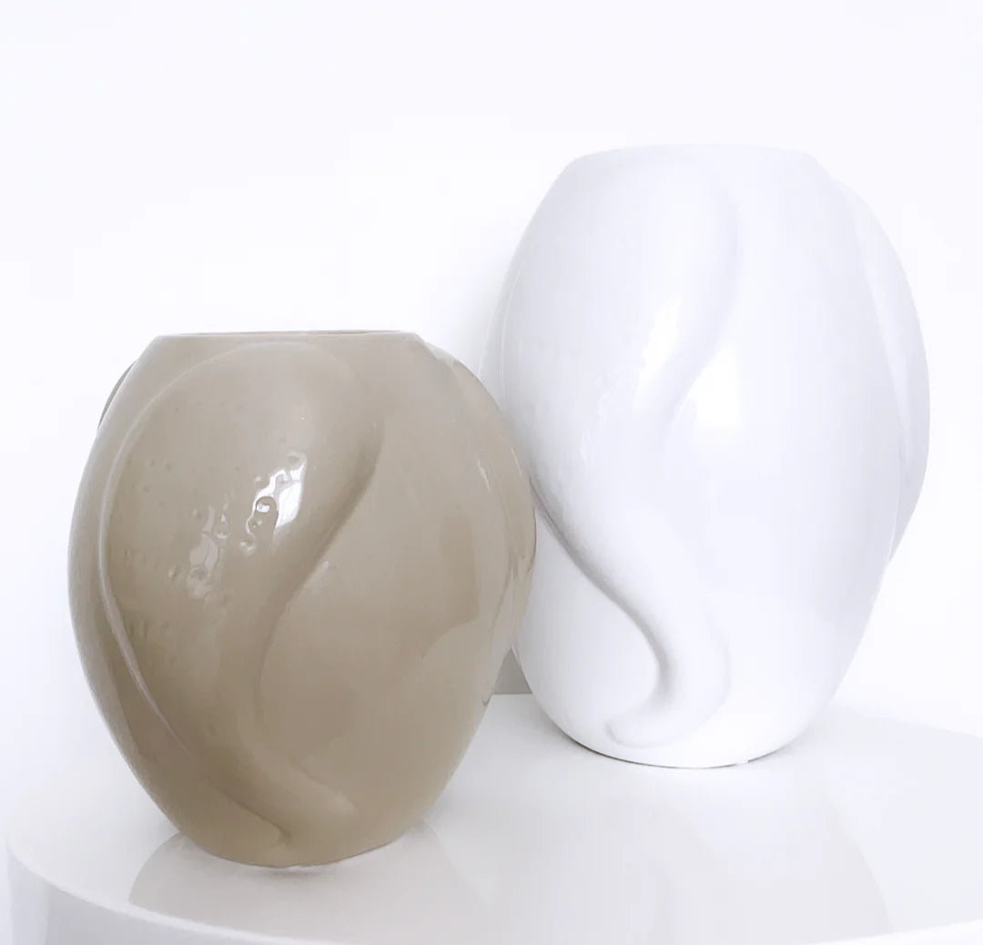 Penny White Vase (Large)
