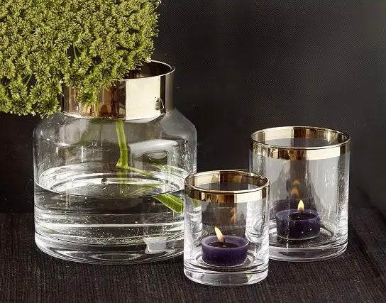 Mouth-Blown Crystal Glass Lantern (8.5cm)