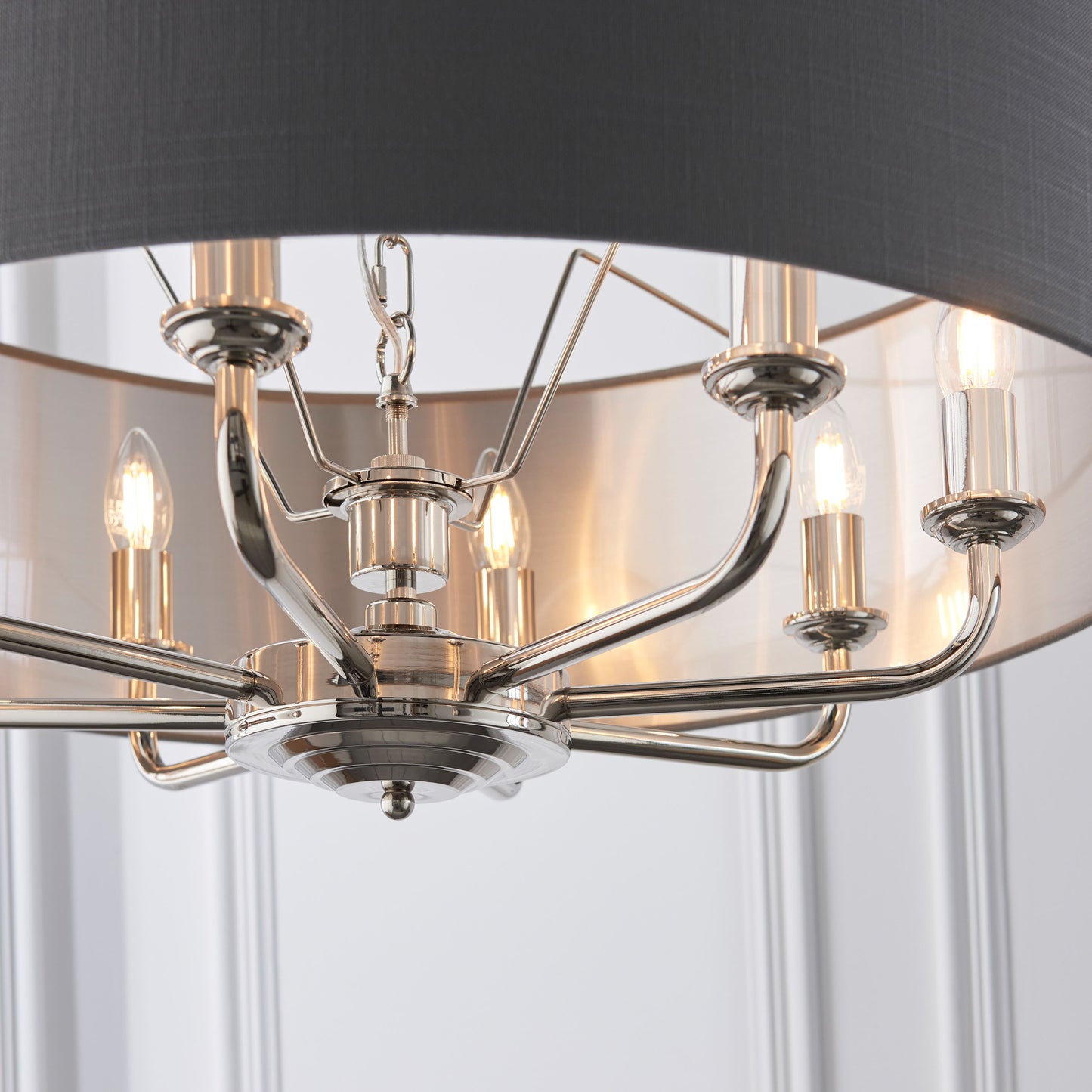 Galway 8 Pendant Light (Nickel)