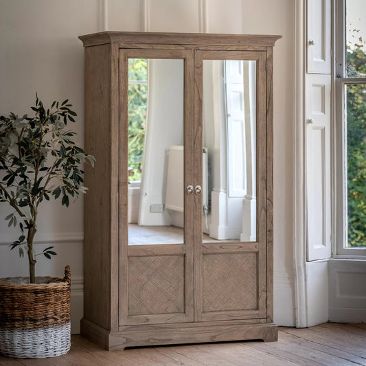 Wardrobe with Mirror Doors