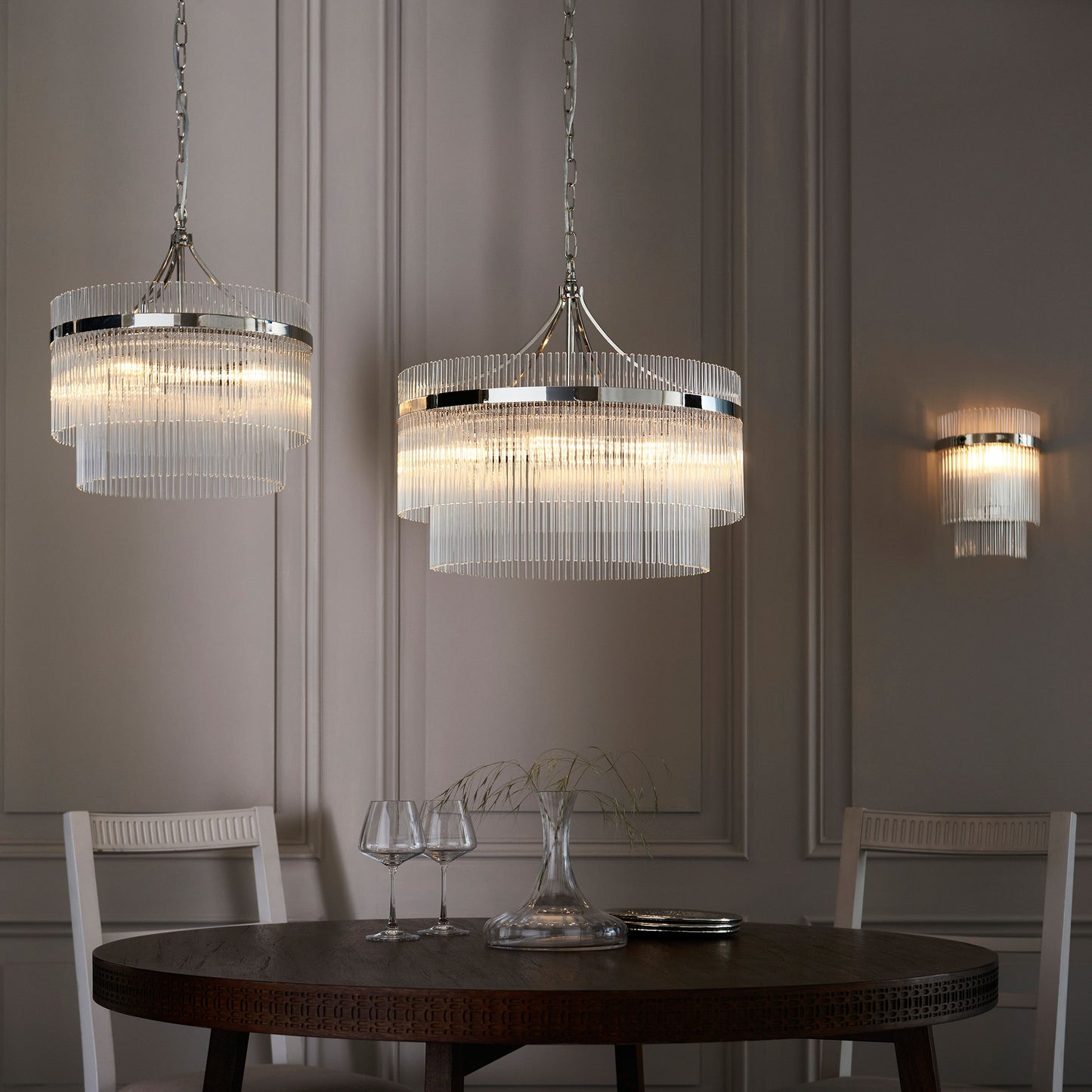 Menton 3 Pendant Light (Nickel)