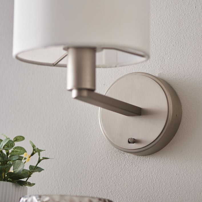 Matt Nickel Wall Light