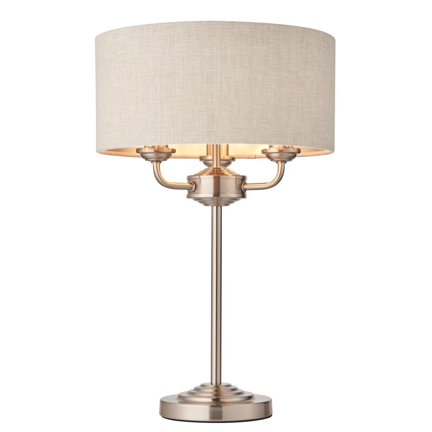 Galway 3 Light Table Lamp (Chrome)