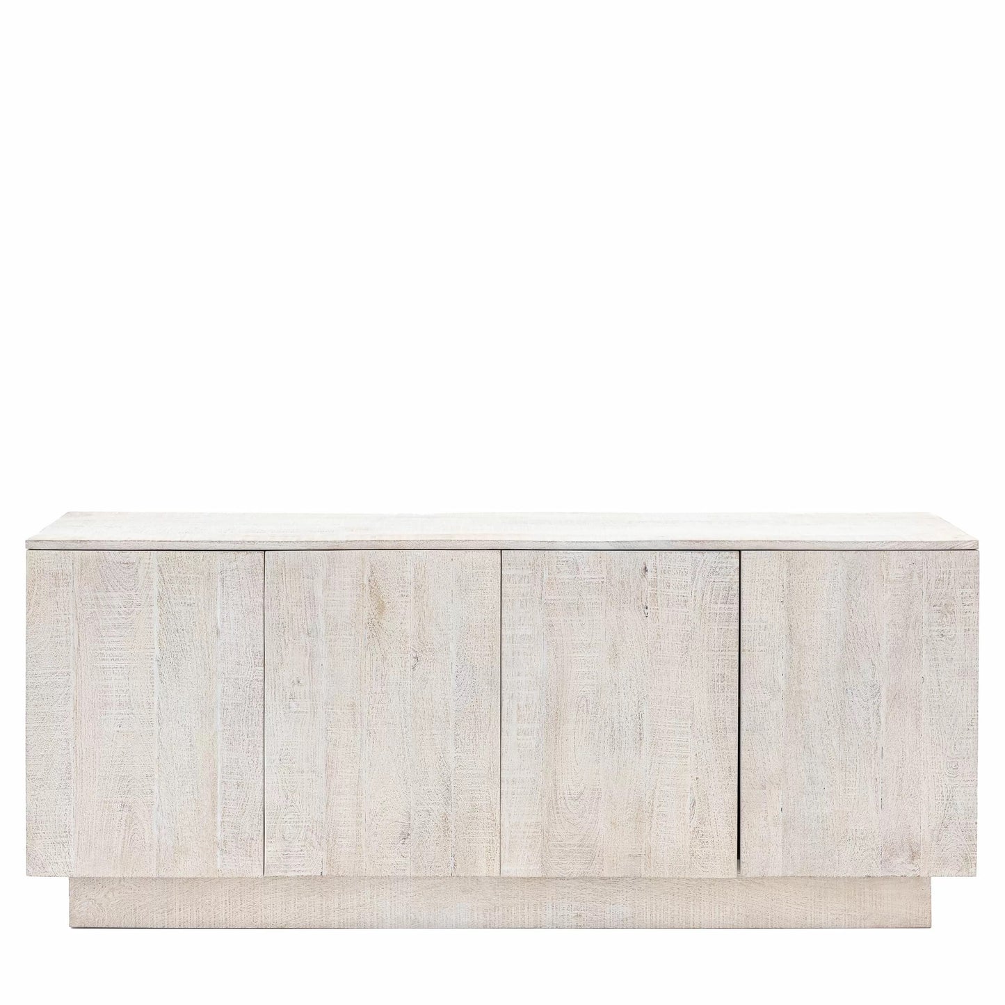 Rustic Sideboard with Whitewash Finish