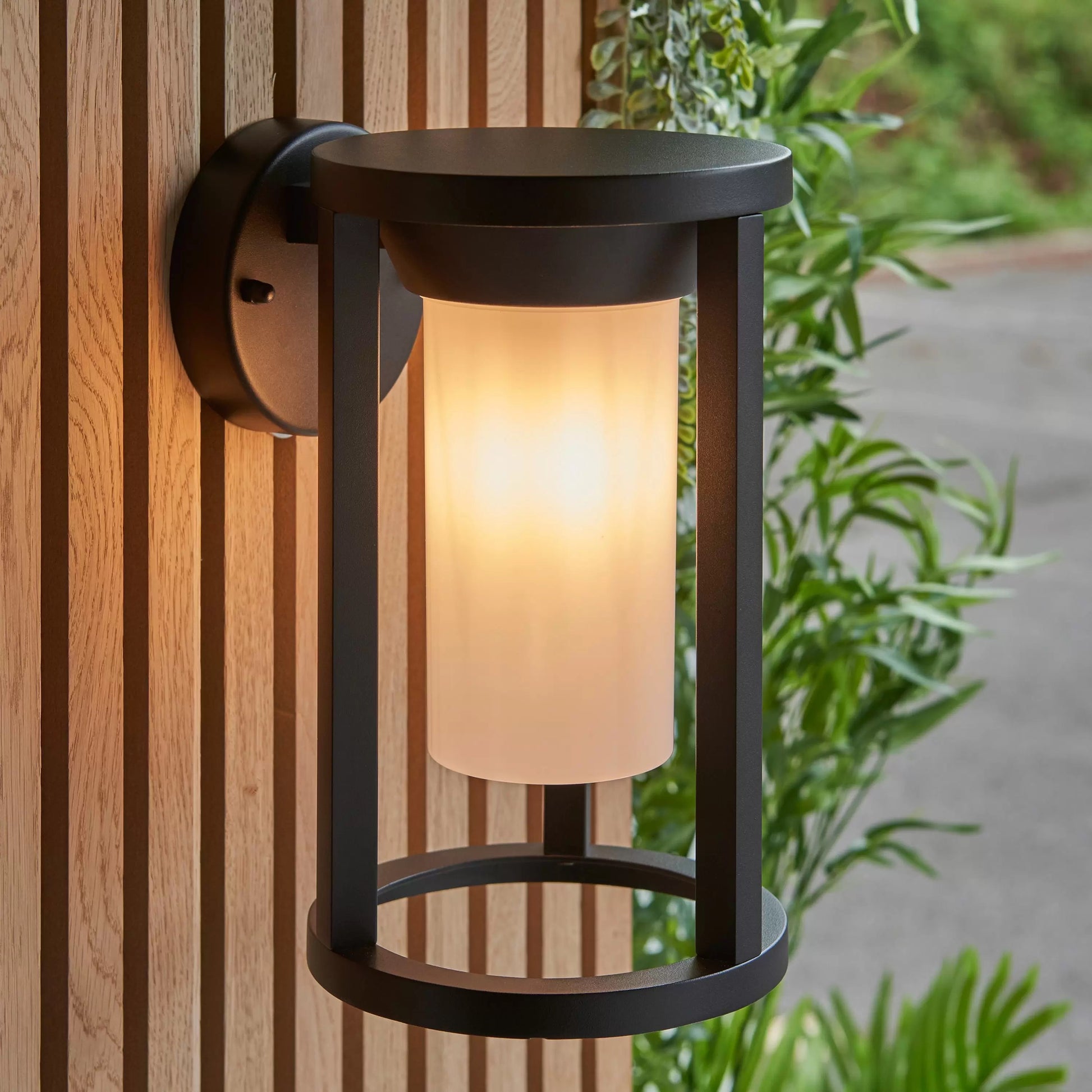 Black Outdoor Wall Light