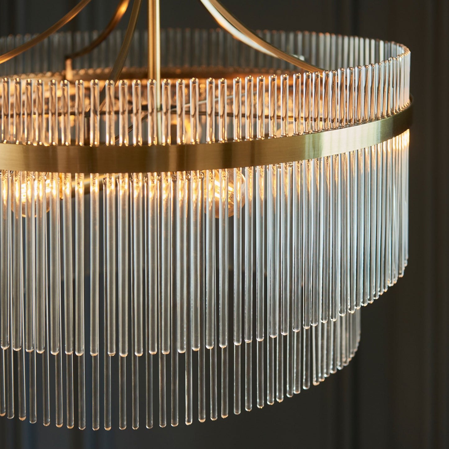 Menton 5 Pendant Light (Antique Brass)