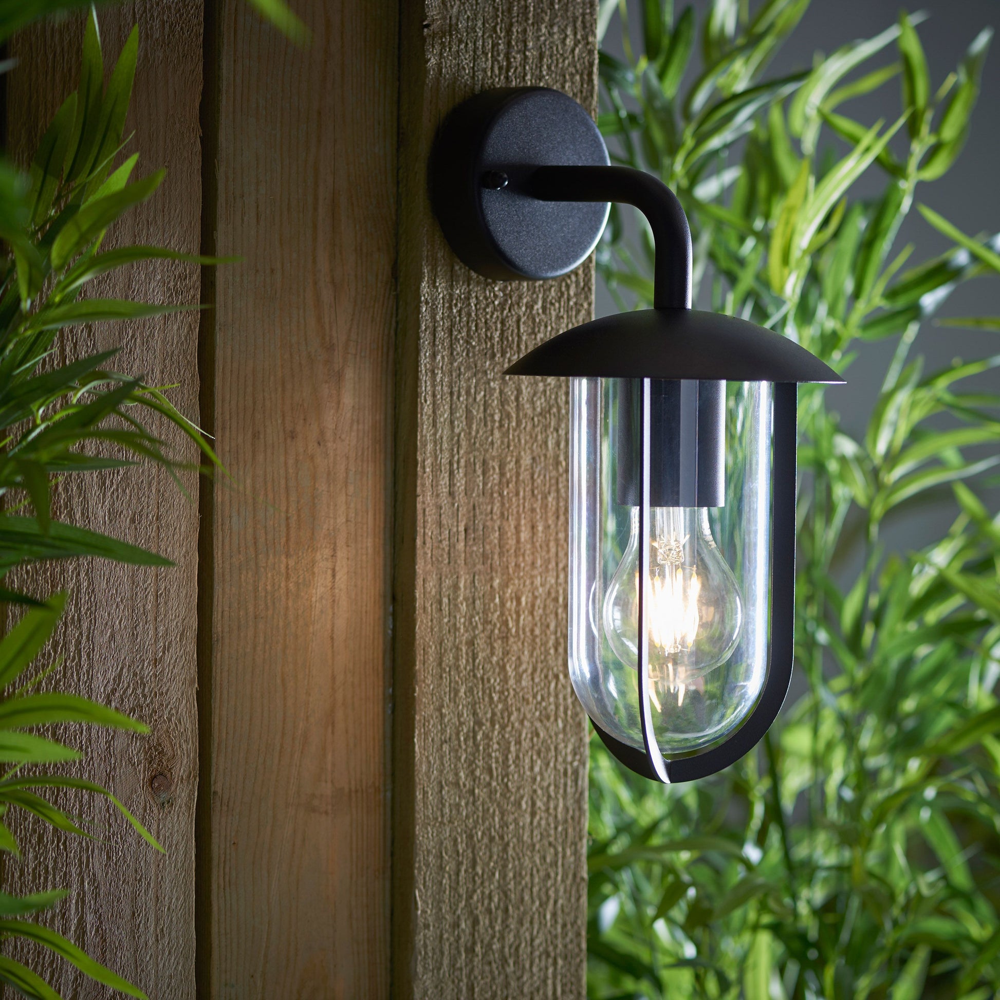 Black Outdoor Wall Light