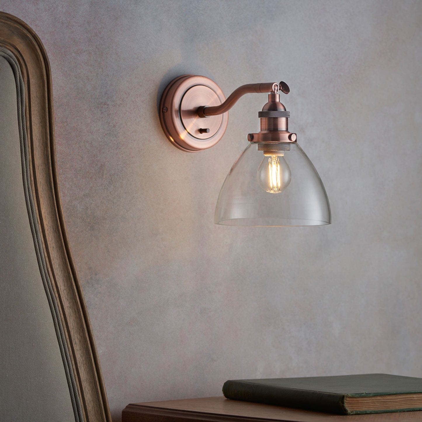 Baxter Wall Light (Aged Copper)