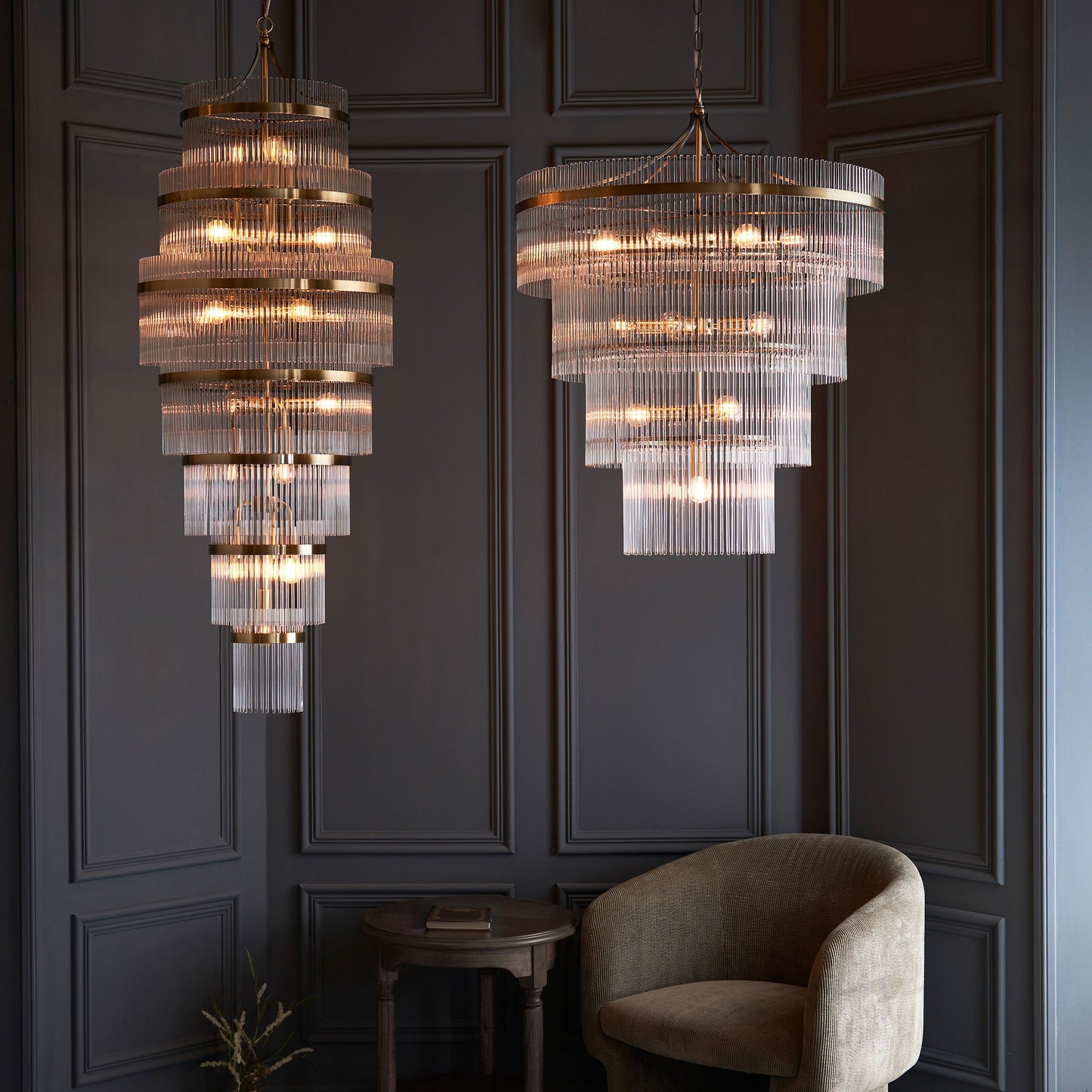Menton 16 Pendant Light (Antique Brass)