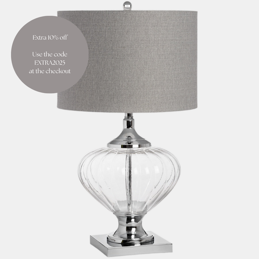 Venice Chrome Table Lamp
