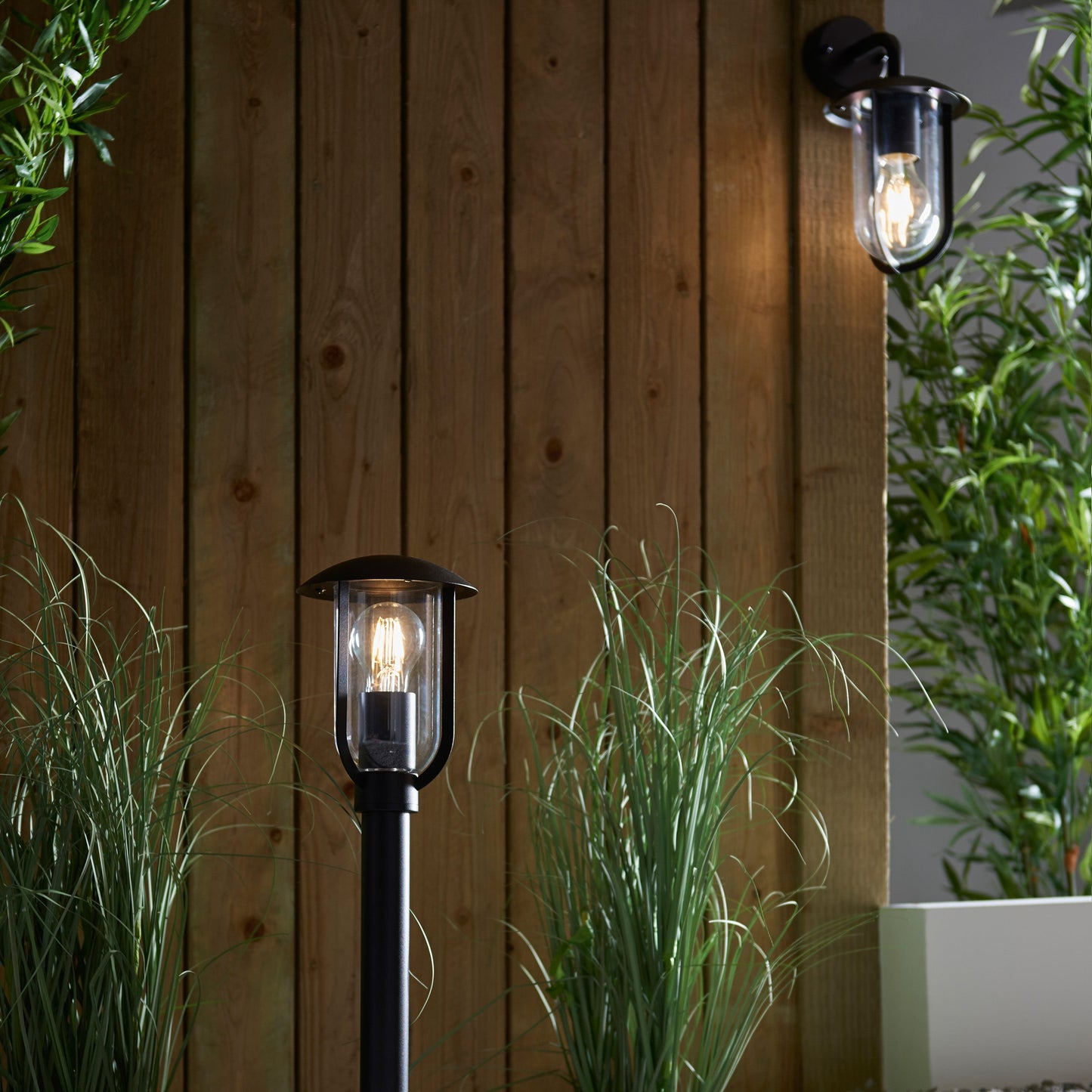 Black Outdoor Wall Light