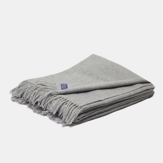 Hamilton 100% Wool Throw (Grey)