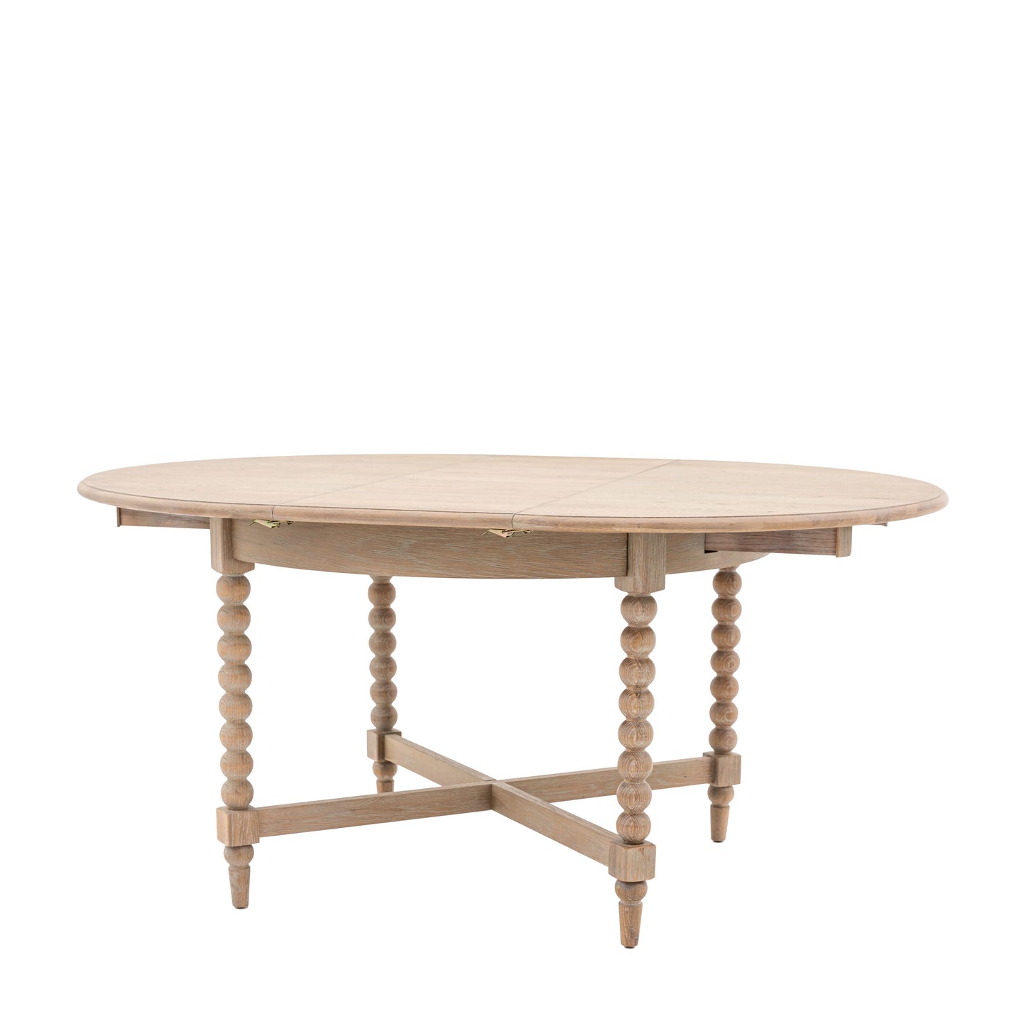 Round Dining Table with Bobbin Detail