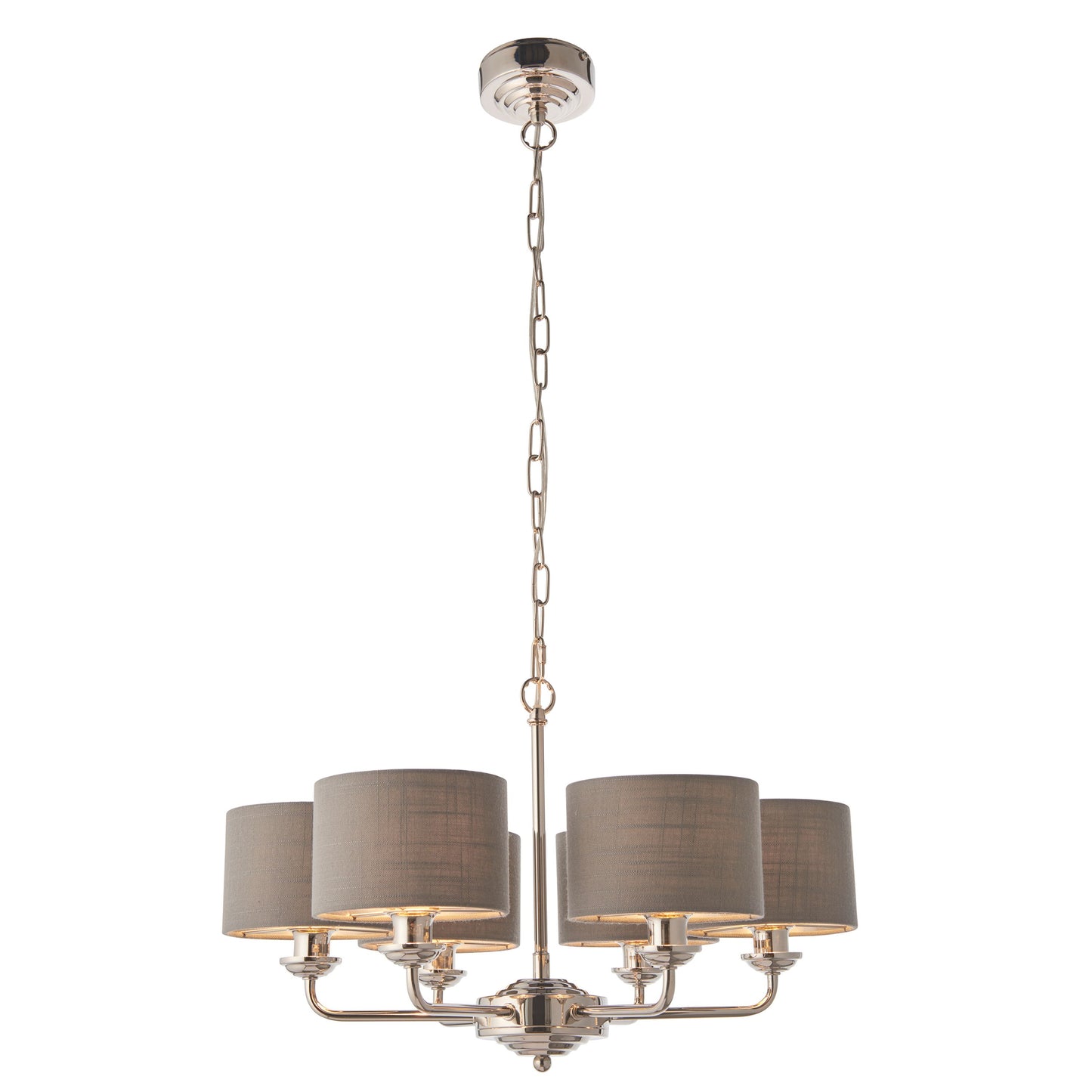 Galway Multi Arm Pendant Light (Nickel)