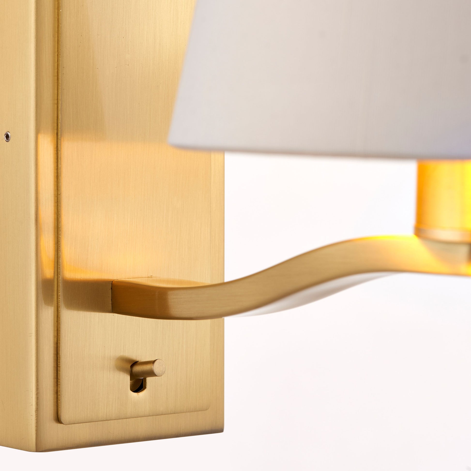 Brushed Gold Wall Light