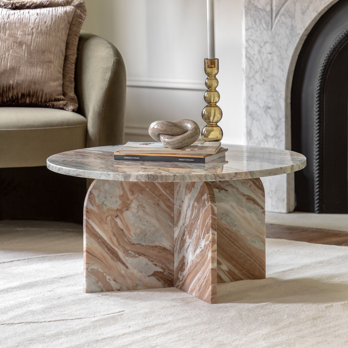 Farini Marble Coffee Table (Natural)