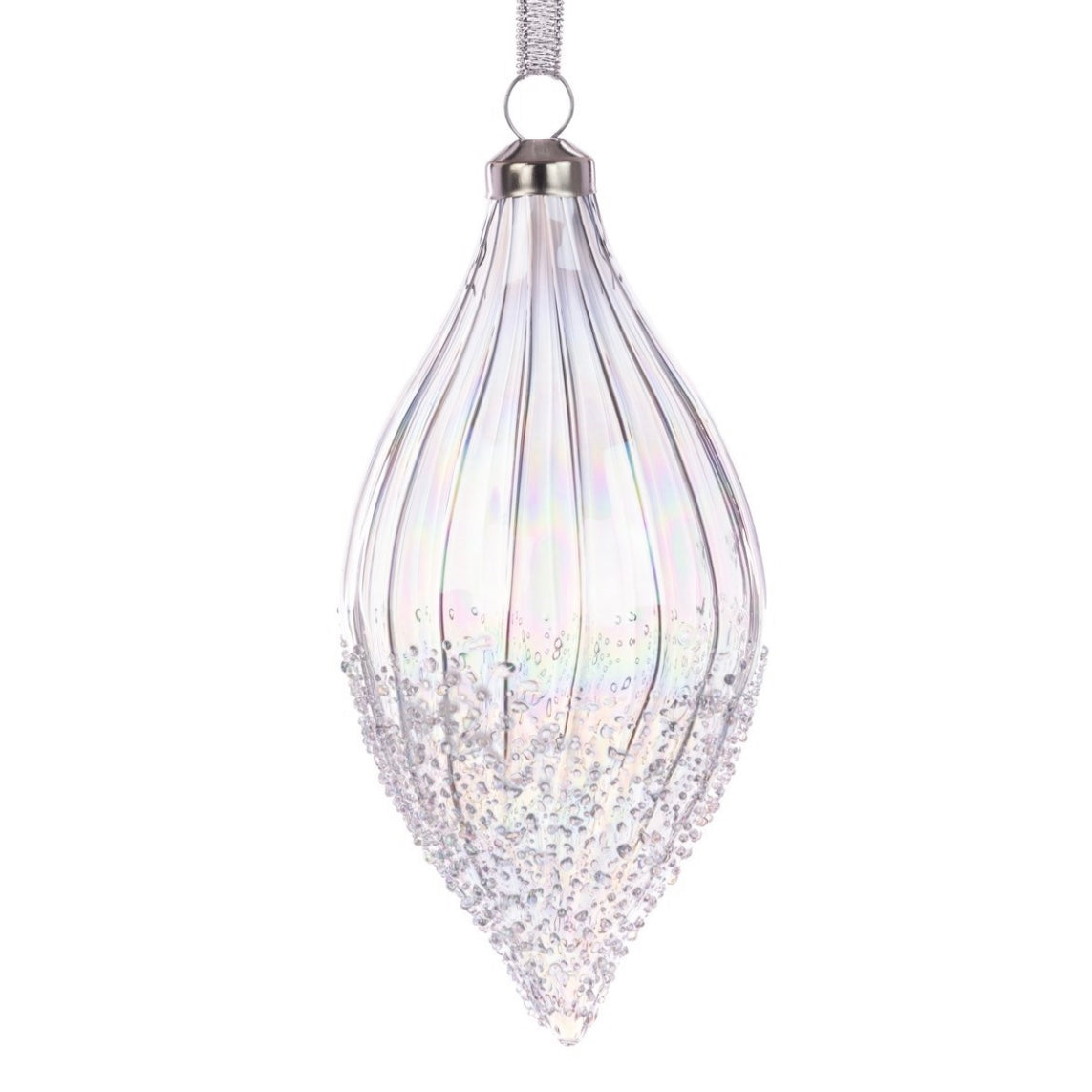 Glass Textured Tree Decoration