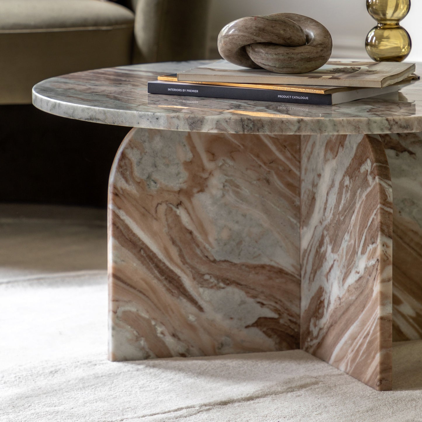 Farini Marble Coffee Table (Natural)