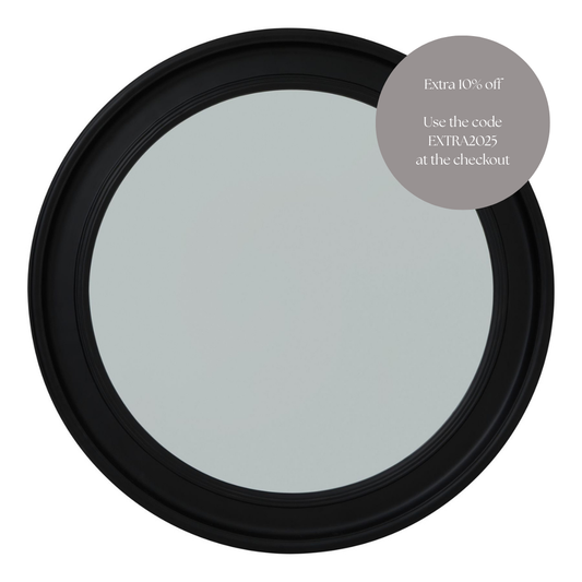 Walton Round Framed Mirror (90cm)